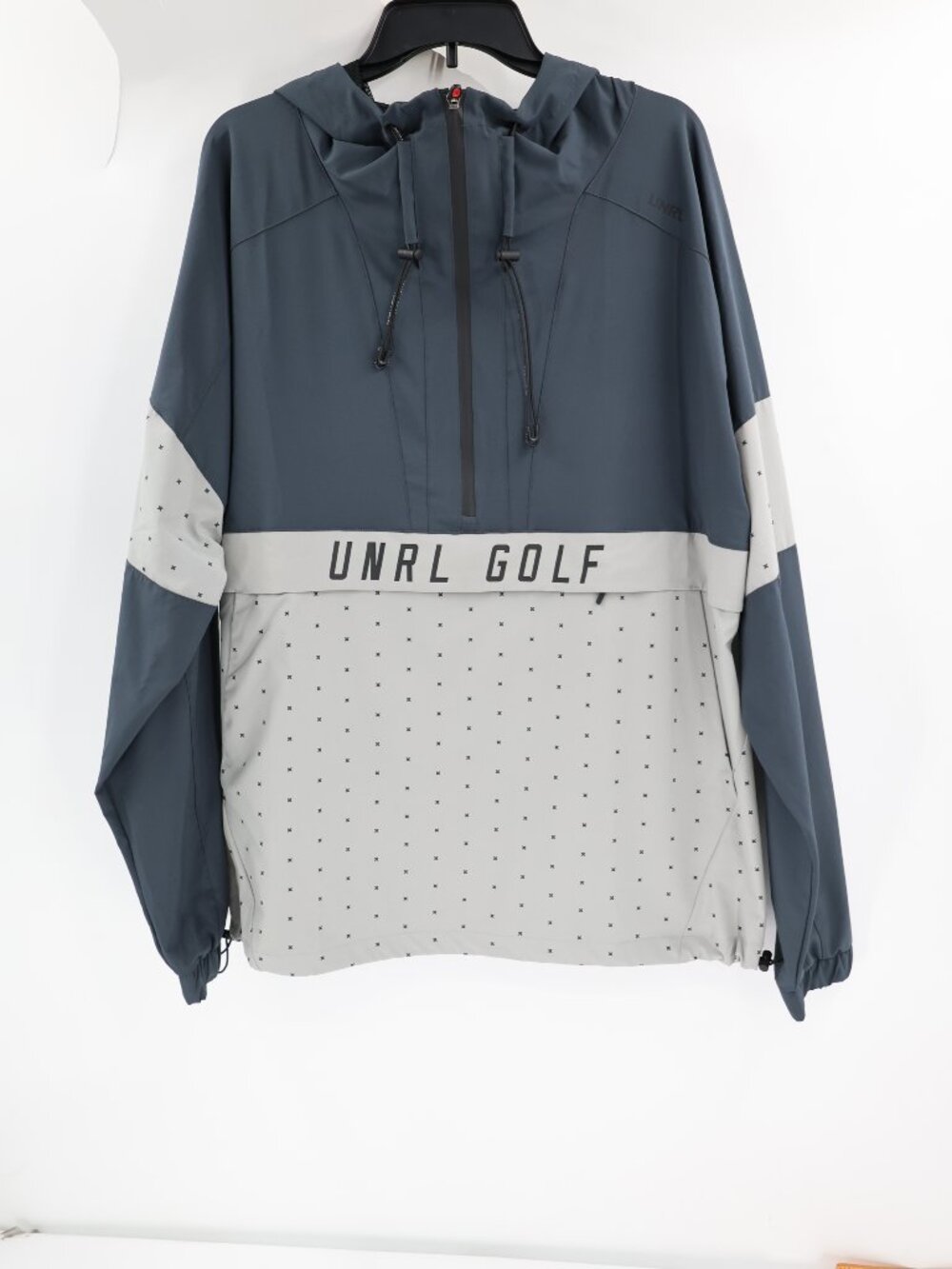 UNRL The Golffers Track Jacket Mens XL Windbreaker Anorak Performance Hooded